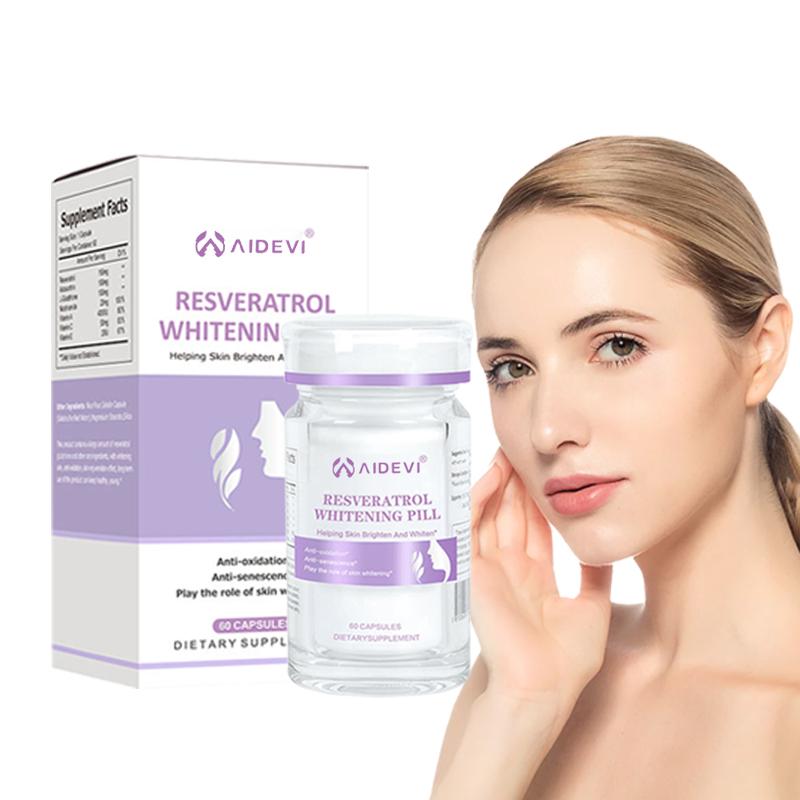 AIDEVI RESVERATROL WHITENING CAPSULES Glutathione Collagen Supplements MADE IN USA缩略图