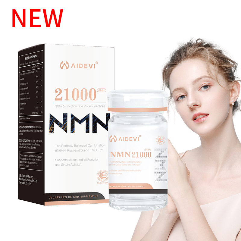 AIDEVI NMN21000 NMN Anti Aging Supplements NICOTINAMIDE MONONUCLEOTIDE Dietary Supplement 70 Capsules Made In America缩略图