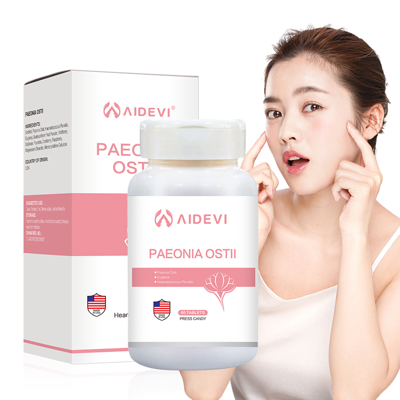 AIDEVI Paeonia Ostii Osti’s Tree Danfeng Peony Flower 60 Tablets Collagen Supplements Made In USA缩略图