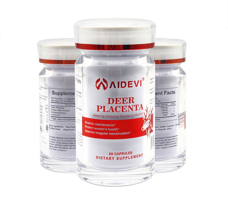 AIDEVI DEER PLACENTA 60 CAPSULES 400MG FRESH DEER PLACENTA DIETARY SUPPLEMENTS MADE IN USA插图2