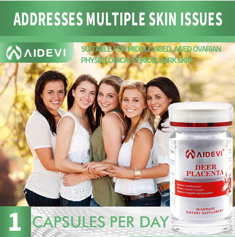 AIDEVI DEER PLACENTA 60 CAPSULES 400MG FRESH DEER PLACENTA DIETARY SUPPLEMENTS MADE IN USA插图3